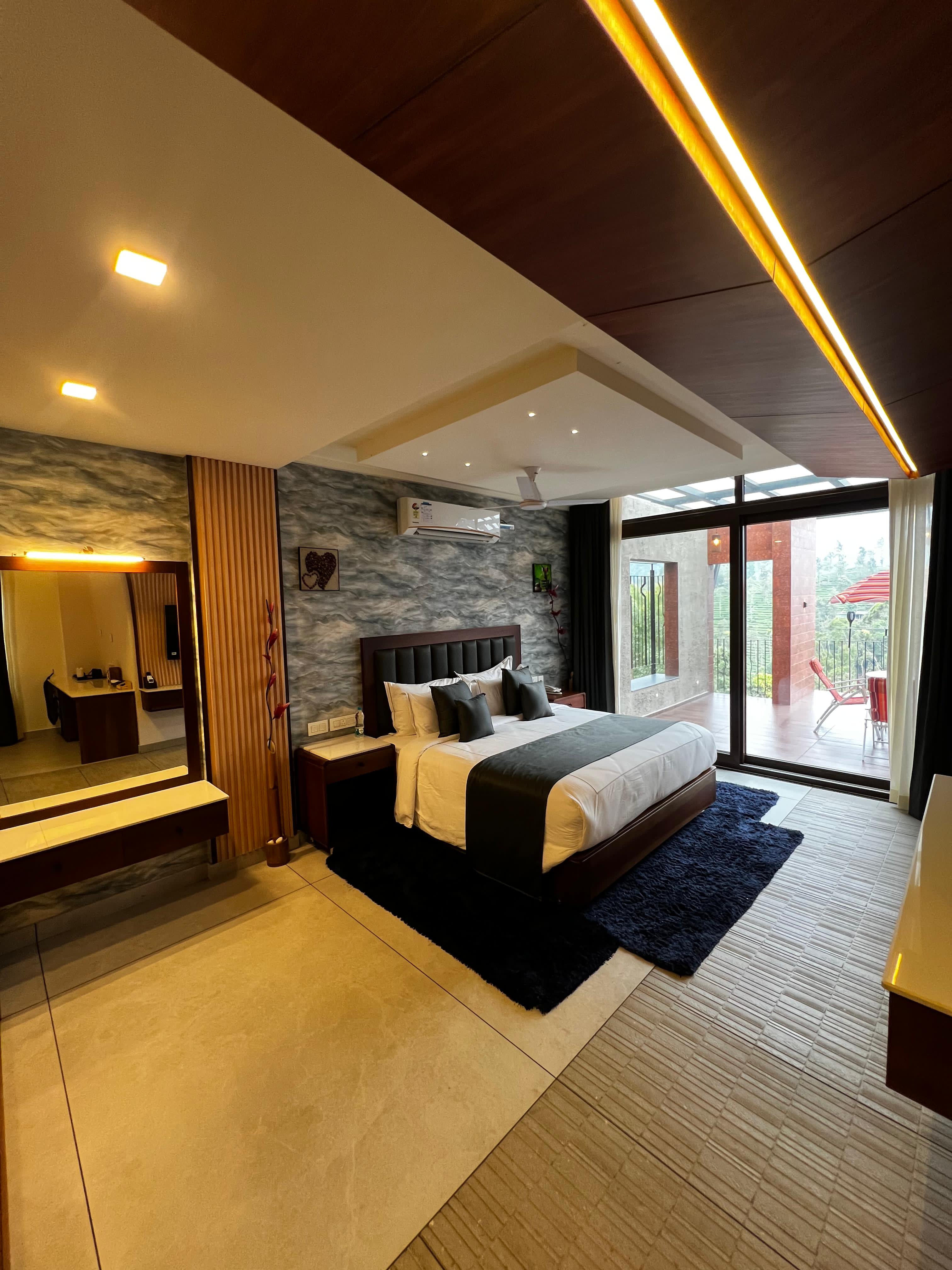 Bedroom in the Ultra Luxury Suite, Y3 Suites Wayanad